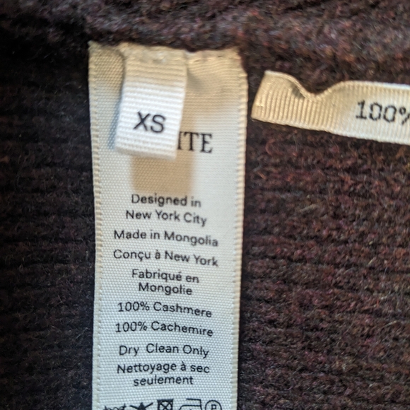 KHAITE Deep Brown Cardigan Sweater - Picture 6 of 7